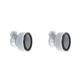 thumbnail image 2 of kurtrusly Swimming Pool Hose Adapter with Thread Replacement Portable Pools Pipe Converter Conversion Connector Accessory Show as Picture 2Set, 2 of 6