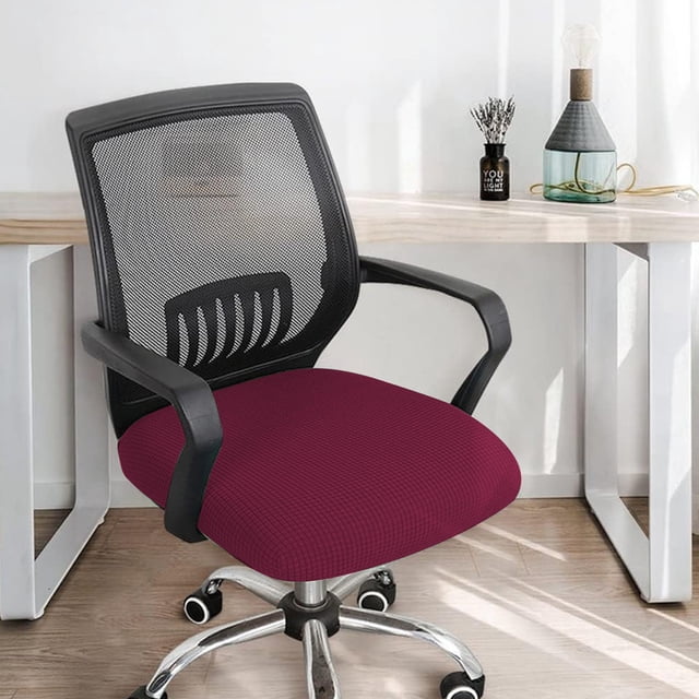 Stretchable Jacquard Slipcovers for Dining and Wedding Chairs Protective Elastic Corn Grain Texture Furniture Covers Machine Washable