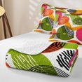thumbnail image 4 of Homewish Watercolor Boho Geometric Bed Spread Queen,Circle Lines Queen Coverlet Set,Pink Green,3 Pieces, 4 of 7
