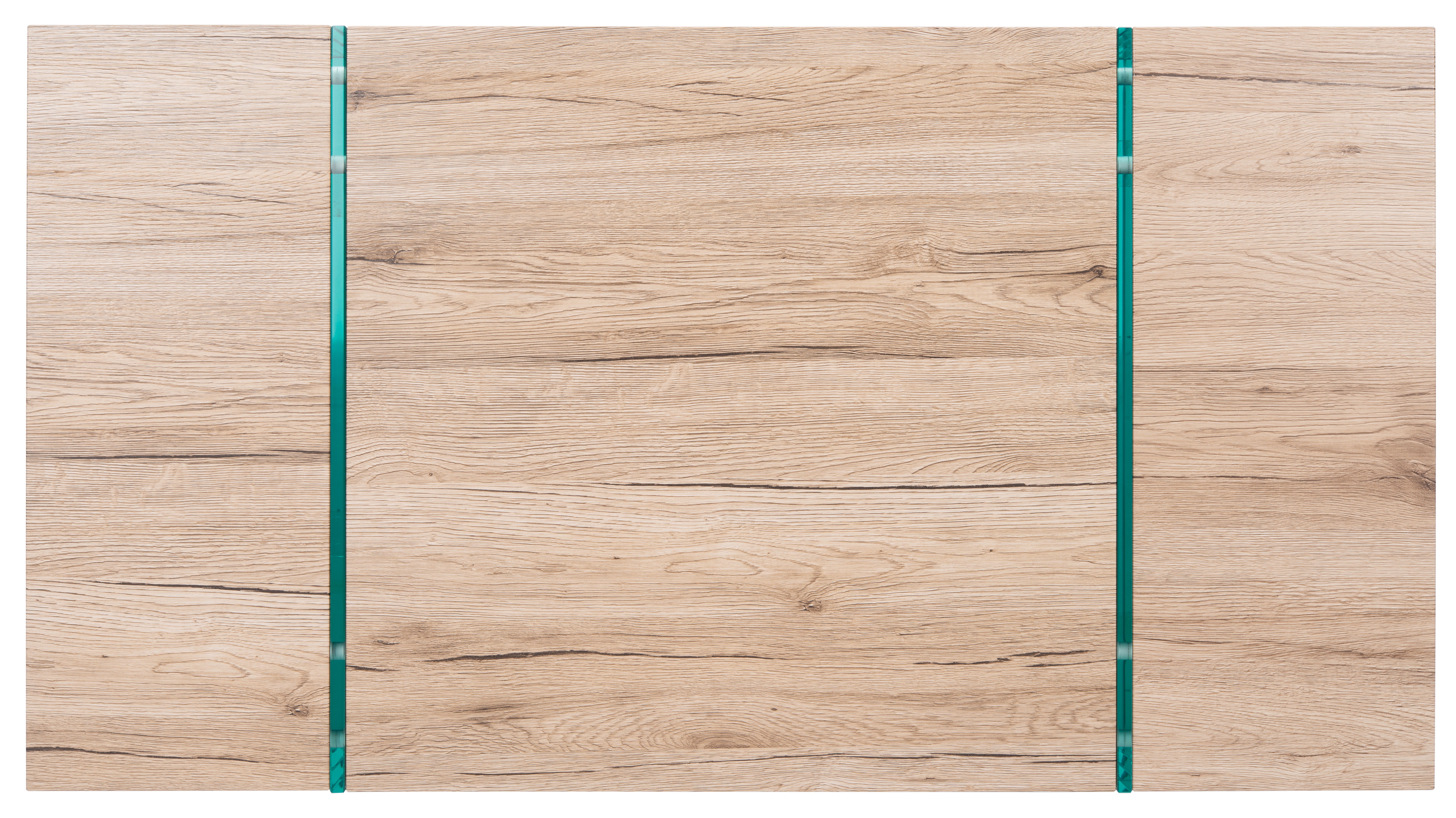 SAFAVIEH Jacob Rectangular Modern Coffee Table, Natural/Glass