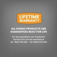 thumbnail image 6 of Kurgo Direct to Seatbelt Tether for Dogs, Adjustable, for any car, Carabiner Clip, Orange, 6 of 8