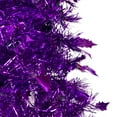thumbnail image 3 of Northlight 6' Purple Tinsel Pop-Up Artificial Christmas Tree, Unlit, 3 of 6