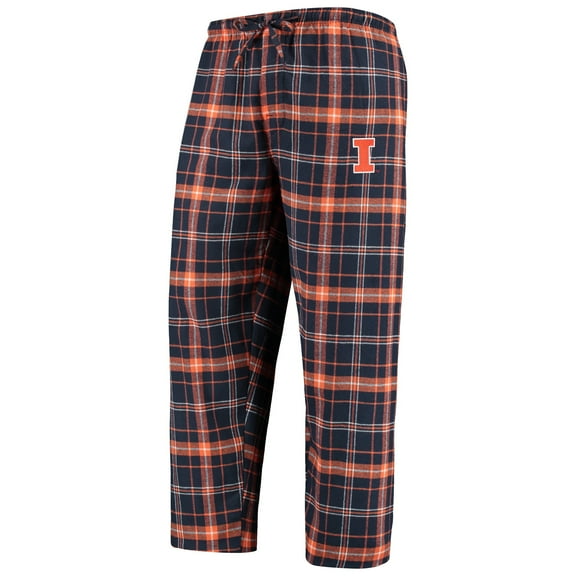Men's Concepts Sport Navy/Orange Illinois Fighting Illini Ultimate Flannel Pants
