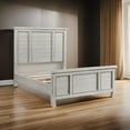 thumbnail image 6 of Myna Queen Size Bed with Tall Headboard- Farmhouse White Oak Veneer Wood, 6 of 6