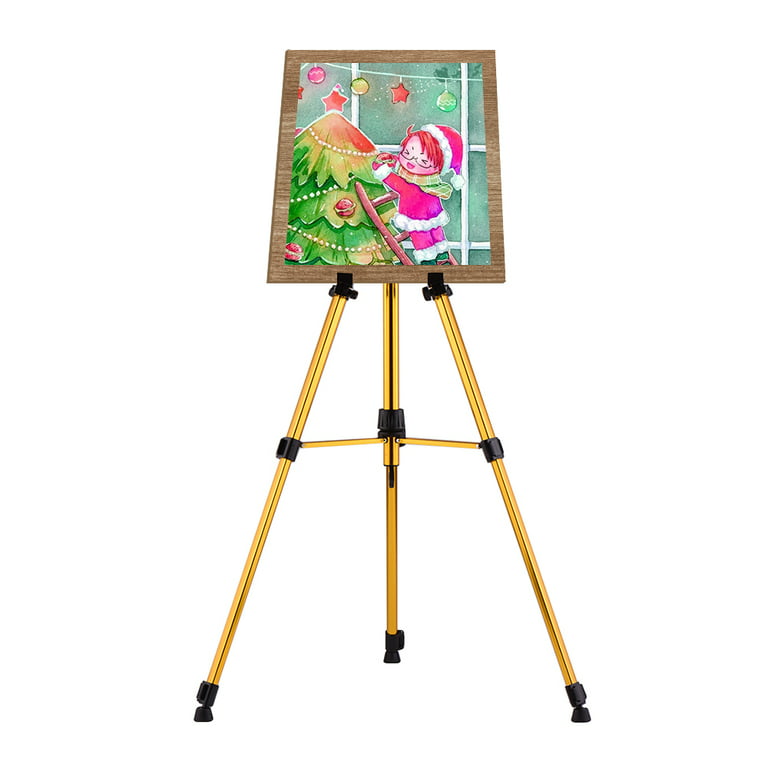 Aluminum Easel Stand Tripod Adjustable Height 19''-55
