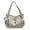 Beige, variant on Women's Retro-Punk PU Hobo Bag,Slouchy Shoulder Bag with Multiple Zipper Pockets,Trendy Winter Purse for Travel Work Weekend