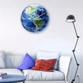 thumbnail image 4 of QTOCIO Horloge Murale DIY Autocollant Miroir Décoration Maison Bureau Horloge, 4 of 6
