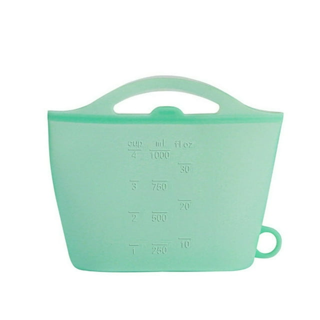 Sac de Rangement Réutilisable en Silicone Écologique pour Réfrigérateur Organisateur de Nourriture Pochette de Rangement Scellée