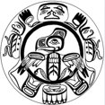 thumbnail image 2 of CafePress - Northwest Indian Folkart Body Suit - Long Sleeve Cotton Baby Bodysuit, 2 of 4