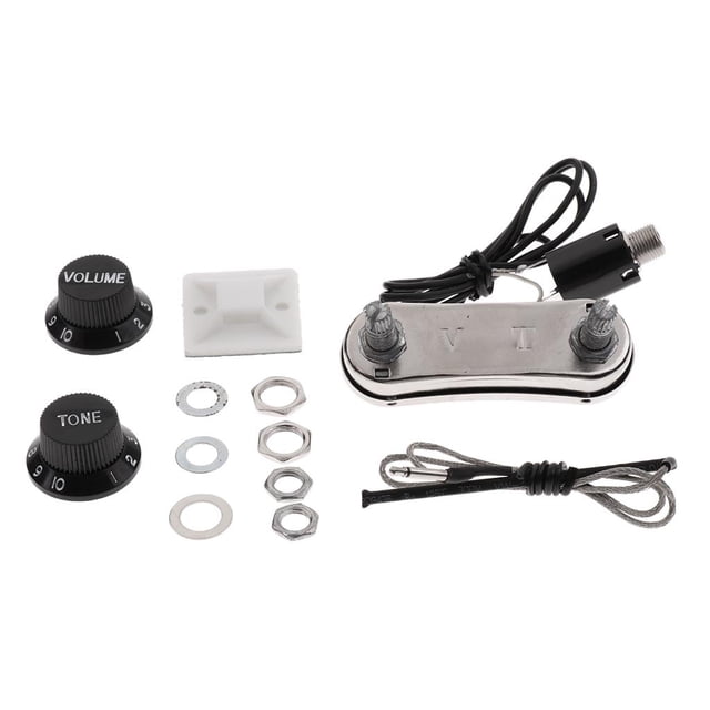Esquirla Acoustic Folk Guitar Passive Preamp with knobs Guitar Replacement Accessory