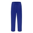 thumbnail image 6 of Men's Baggy Sweatpants Wide Leg Loose Fit Joggers with Pockets Tall Casual Trousers, 6 of 18
