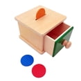 thumbnail image 2 of Cajonera Juguetes,material didáctico juguetes madera montessori materiales,juguete preescolar habilidades motoras educativo,juguetes de madera juego de inserción de juguete de habilidades yotijar Cajonera Juguetes, 2 of 8
