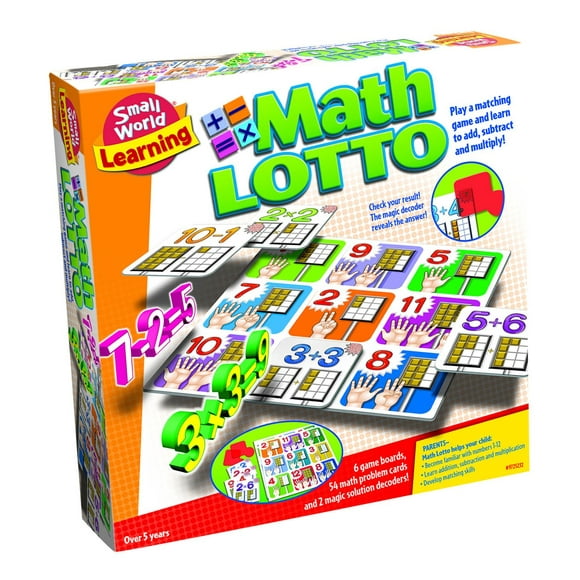 Small World Toys Learning - Math Lotto Matching Game