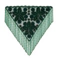 thumbnail image 4 of Beading Fringe Tassel Patches Satin Rose Applique Epaulets Shoulder Board Applique Collar Sew on Wedding Dress Decorative 1 piece, 4 of 5