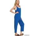 thumbnail image 2 of Zenana Women’s Spaghetti Strap Pocketed Cotton Jumpsuit – Loose Fit, Lightweight & Effortlessly Chic, 2 of 5