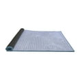 thumbnail image 2 of Ahgly Company Indoor Rectangle Solid Blue Modern Area Rugs, 5' x 7', 2 of 4