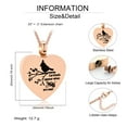 thumbnail image 2 of Cardinals Appear When Angels Are Near Print Heart Urn Pendant Memory Necklace for Cremation Ashes Holder Memorial Jewelry, 2 of 5