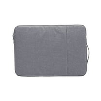 Radetop Protective Padded Zipper Laptop Sleeve for 11/13/14/15.6 Inch, with Pocket, Light Grey