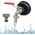 thumbnail image 1 of Jinsinto Threaded Fitting Adapter PP Brass Garden Hose Fitting Large Threaded Garden Hose Fitting, 1 of 5
