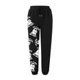 thumbnail image 4 of Women's Casual Halloween Sweatpants, Funny Ghost Print Joggers, Comfortable Elastic Waist Drawstring Pants, 4 of 4