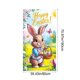 thumbnail image 3 of CaiYueKe Easter Door Cover Curtain Decoration for Spring Holiday Party, Bunny Egg Themed Hanging Door Banner Wall Decor, Festive Home Indoor Outdoor Welcome Sign with Religious Cross Pattern, 3 of 7