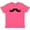 Retro Heather Pink, variant on Inktastic Mustache Youth T-Shirt
