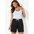 Swimsuits for All Women's Plus Size Long Board Short 14, Black