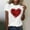White, variant on SOOMLON Women Valentine's Day Tops Girl Friend Valentines Gift Casual Short Sleeve Scoop Neck T Shirts Cute Heart Print Tshirts Trendy Festival Clothes 2025 White XL