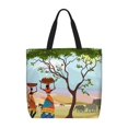 thumbnail image 1 of Balery African Women Bolsa de Mano para Mujeres con Cremallera, Bolsa de Gimnasio con Compartimentos, Bolsa para Laptop, Bolsa para Trabajo, 1 of 7
