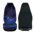 thumbnail image 5 of Xoenoiee Car Seat Covers for Front Seats, 2 Pack, Galaxy Pattern, Bucket Seat Cushion Protector, Universal Fits Most Car Truck Van and SUV, 5 of 6