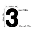 thumbnail image 1 of Three-dimensional Iron Art Number House Number Screw Home House Number Sign, 1 of 5