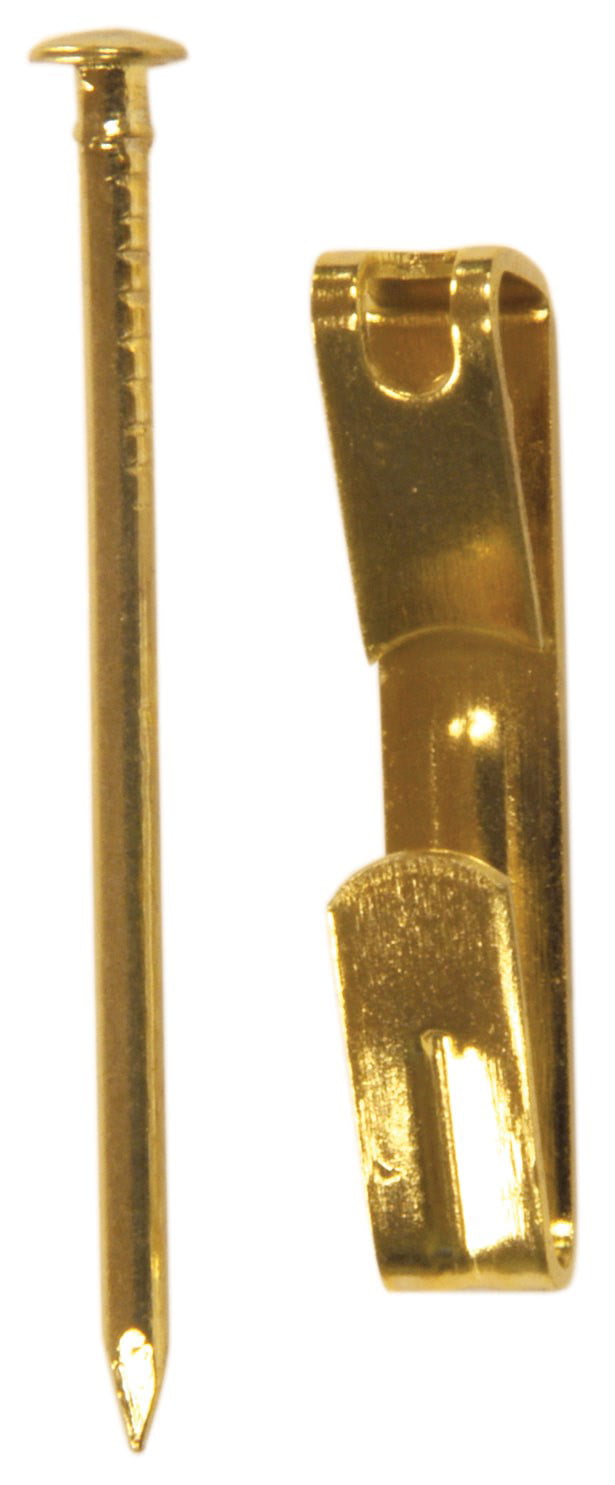 12 Brass Picture Hangers 30 LB Capacity