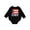 AB-Black, variant on Puerto Rico Flag & Name Baby Fleece Bodysuit