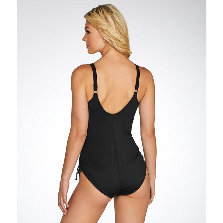 Fantasie BLACK Ottawa Twist Underwire One Piece Swimsuit US 34DDD UK 34E