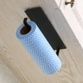 thumbnail image 2 of Wall Mounted Paper Towel Holder, Space-Saving Matte Black Design For Easy Installation, Heavy Duty Magnetic Construction For Wide Usage In Bathroom And Office (Color: Black), 2 of 5