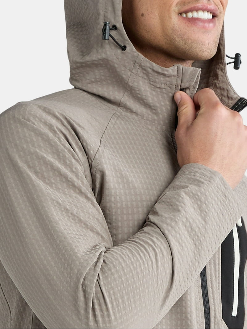 Reebok Men's and Big Men's Textured Stretch Jacket, Sizes S