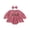 Red, variant on RUINIXCW Baby Girl Western Romper Dress Long Sleeve Doll Collar Boots/Cowgirl Hat Embroidery Plaid Jumpsuit with Headband
