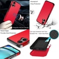 thumbnail image 2 of Accessories Bundle for Motorola Moto G 5G 2024: Dual Layer Tough Magnetic Shockproof Cover Case, Tempered Glass Screen Protector, Dual USB Fast Car Charger - Red, 2 of 8