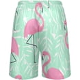 thumbnail image 3 of GZHJMY Flamingo Pajama Pants Short for Men, Lounge Pants Lightweight Men Pajama Bottoms with Drawstring Pockets, Christmas New Year Birthday Gifts, X-Large, 3 of 7