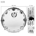 thumbnail image 2 of Percussion Tambourine Transparent Double Row Educational Musical Handheld Head Drum for Party Home Infant Toddlers School - Clear, 2 of 10