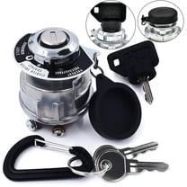 HD Switch 66706-55120 1E013-63590 Starter Ignition Key Switch fits Kubota Compact Tractor B4200D B5100 B6100 B7100 V1305 V1505 D600 D722 D850 D905 D950 D1005 D1105 Includes 3 Keys Protective Cover