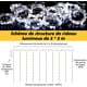 thumbnail image 2 of Guirnalda de luces de 3 m x 3 m: 300 LED, alimentada por USB, con 8 modos de iluminación para decoración de interiores en Navidad, dormitorios, ventanas, cumpleaños y fiestas (blanco frío)., 2 of 5
