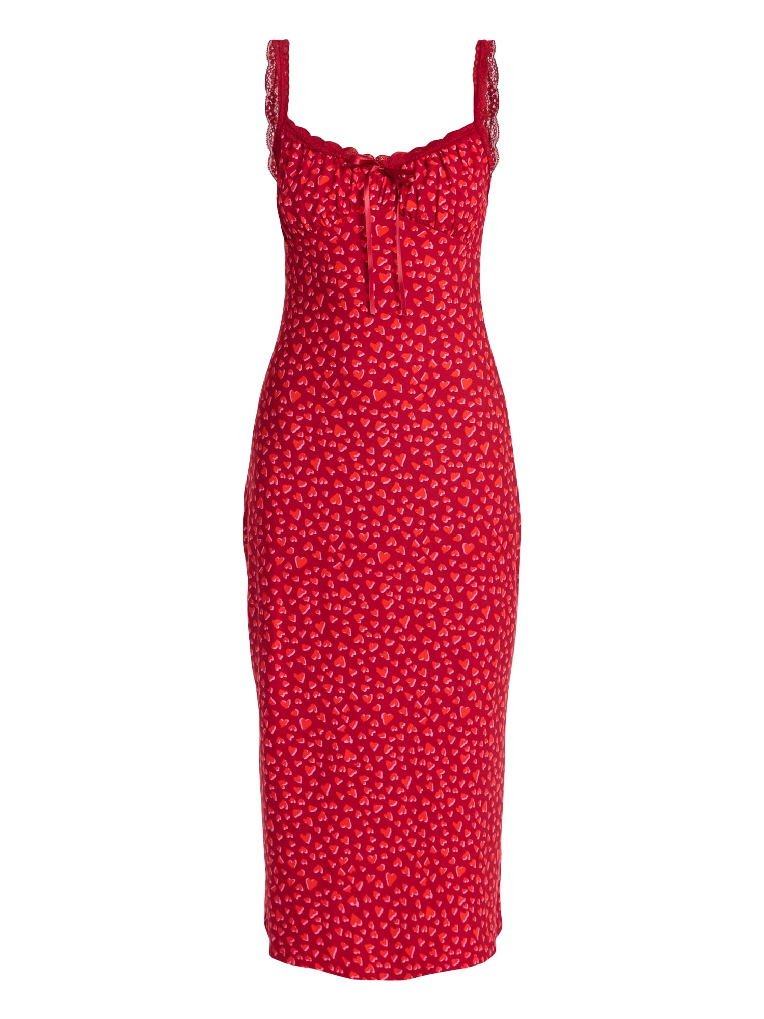 No Boundaries Lace Strap Midi Dress, Women's XXS-XXL - Walmart.com