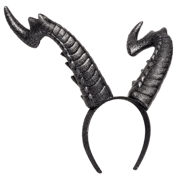 Underwraps Dragon Horns Headband, Foam Horn Fantasy Costume Accessory For Cosplay, Halloween & Themed Outfits One Size