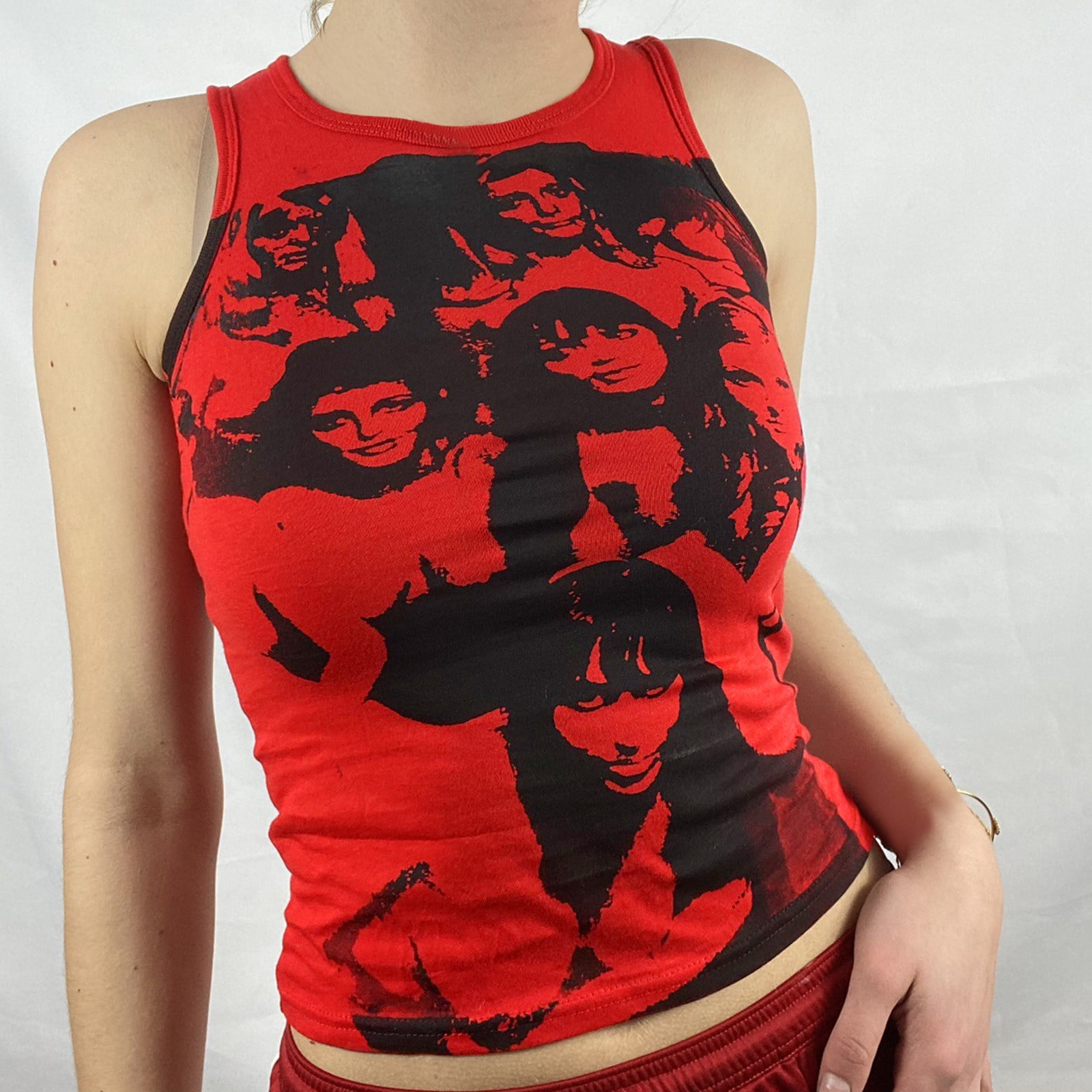 WOXINDA Women's Round Neck Sleeveless 