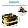 thumbnail image 5 of Bee Travel Portable Square Jewelry Box Organizer for Rings Earrings Necklaces Bracelets Girls Women, 5 of 6
