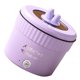 thumbnail image 3 of Olla caliente eléctrica de 1,5 L, Cocina eléctrica multifuncional, 18 cm, para el hogar, dormitorio de estudiantes, cocina rápida para Fideos Ramen, enchufe AU, color púrpura, 3 of 5