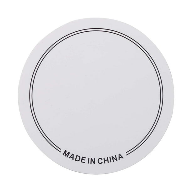 Accesorio de parche de bombo, portátil, práctico para niños y adultos, piezas de tambor, parches de cabeza de tambor, almohadilla de patada de tambor Pedal único blanco Sunnimix Parche de bombo