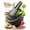 Black 2-Cups, variant on 1.5 Cup-Capacity Mortar and Pestle Set - Unpolished Heavy Granite for Enhanced Performance and Organic Appearance