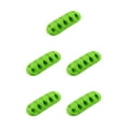 thumbnail image 1 of braveheart Silicone Cable Winder Desktop Management Clip Cable Holders Cable Organizer Good green 5Set, 1 of 6
